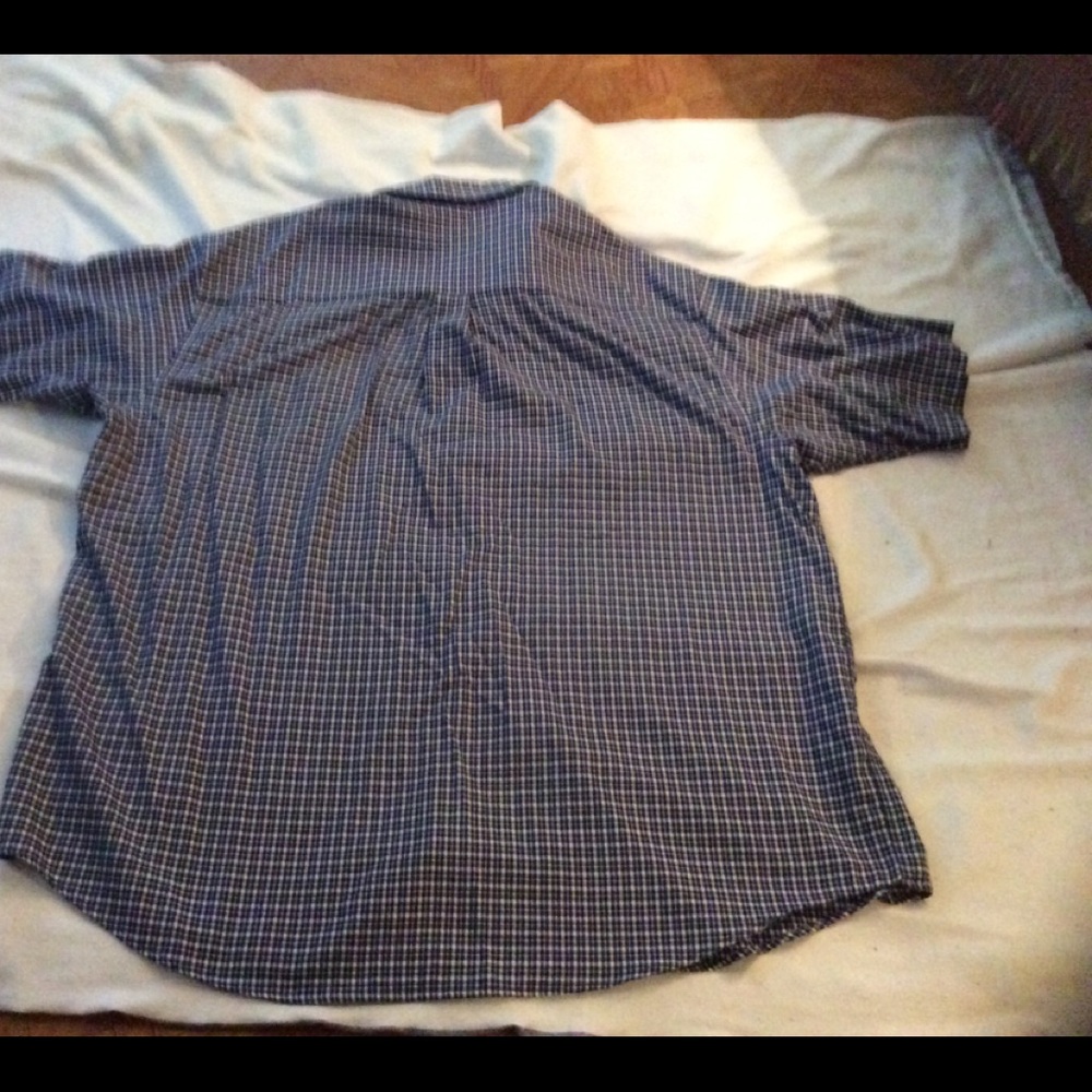 Roundtree And Yorke Size 3xlt Ss Button Up - image 2